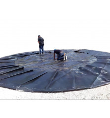 Bolsa de geomembrana de 6m de diámetro